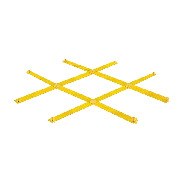 Juego de lanzar y lanzar TAC Toe grande, juego de ingenio, clásico, grande, 1,13 m x 1,13 m, para césped amarillo A