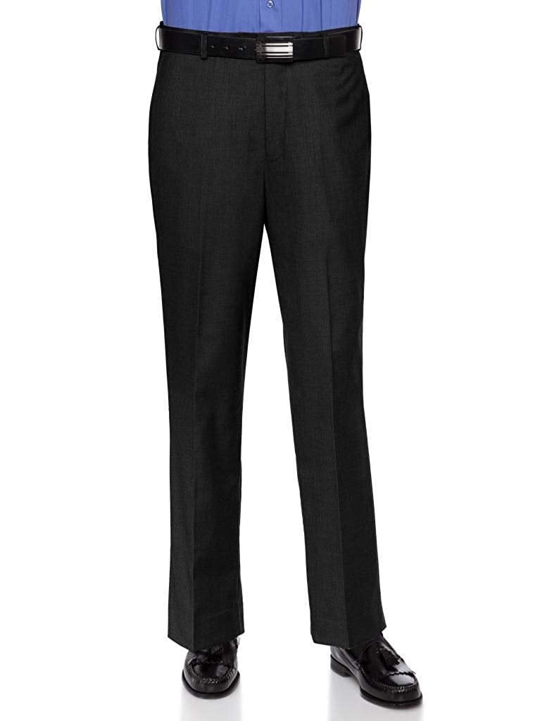 mens slim fit dress pants black