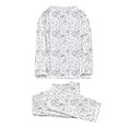 thumbnail image 4 of Womens Daily Printed Family Clothes Matching Long Sleeve Tops Pants Shirt Trousers Set, 4 of 7