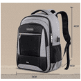 thumbnail image 4 of Mochila De Viaje Laptop Gran Capacidad Belug,  Negro con Gris, 4 of 4