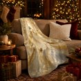 thumbnail image 3 of Angelic Woman amid Golden Wings and Light, Uplifting Vintage Inspirational Heaven Scene for Faith Art Lovers, Christmas Gift, Warm Flannel Blanket for Bedroom and Reading Nook, Elegant Home Decor, 3 of 9