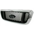 thumbnail image 2 of Grille For 2004-05 Ranger Chrome Shell w/ Silver Insert Plastic, 2 of 9