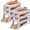 Color 55, variant on 4 Tiers Egg Holder for Fridge - Auto Rolling Fridge Egg Organizer, Space-Saving Egg Dispenser Holder, 30 Eggs Fridge Egg Rack Large Capacity Egg Dispenser for Refrigerator (White), uinen-25