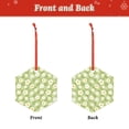 thumbnail image 2 of Zufioo Daisies Flowers Print Large Acrylic Christmas Ornaments, Suitable for Christmas Tree Christmas Holiday Party Pendant Decorations-Hexagon, 2 of 7
