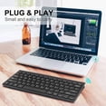 thumbnail image 3 of RUGED - 2024 New Wireless Keyboard and Mouse Combo USB 2.4GHz Compact Quiet for Computer, 3 of 6