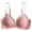 1-Pink, variant on Women’s Lightweight Floral Lace Bralettes for Soft Support Comfortable Wirefree Everyday T Shirt Bra Full Coverage Push up Bras Cute Wave Point for Everyday Wear 2-Dark Blue M