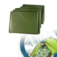 thumbnail image 4 of 4Pack Emergency Mylar Thermal Blanket for Outdoors Camping Hiking, 4 of 7