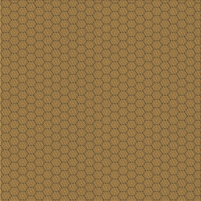 Ahgly Company Tapis d'Intérieur Lavable en Machine Carré Marron Selle, 8 Pieds Carré