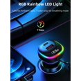 thumbnail image 3 of Cargador Rápido Con Cable Coche PD 66W 5V 3.1A 3 en 1 RGB Puertos Duales para IPhone Huawei Xiaomi, 3 of 9