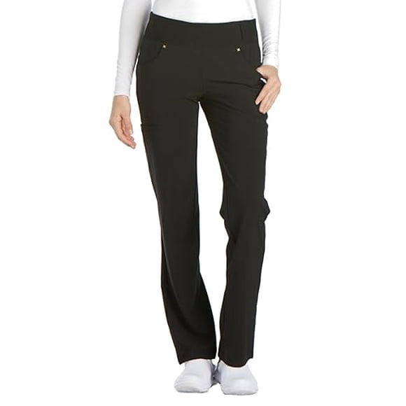 Cherokee iFlex CK002 Pantalón sin cordones de talle medio Negro XS