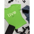 thumbnail image 3 of Live Life Daisy Lettering T-Shirt Women -Image by Shutterstock, Female x-Large, 3 of 4