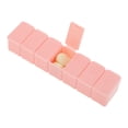 thumbnail image 6 of Unique Bargains 1 Pc Pill Case 7 Grid Portable Pill Box Pink, 6 of 6