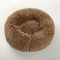thumbnail image 1 of Cama para perros Cama calmante para perros pequeños Cama para cachorros Calentamiento antiansiedad Cama redonda suave y acogedora para mascotas Se adapta hasta gatitos y cachorros brillar Electrónica, 1 of 5