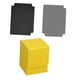 thumbnail image 2 of Caja para baraja de cartas con 2 divisores que se adapta a más de 100 tarjetas magnéticas multifuncionales resistentes al agua Amarillo, 2 of 8