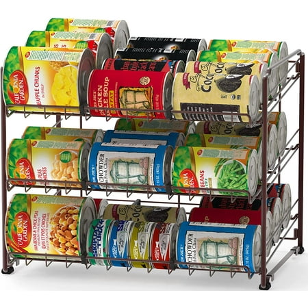 

Stackable Can Rack Organizer Bronze