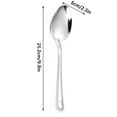 thumbnail image 3 of 2 Pcs Stainless Steel Communal Serving Spoons, Stainless Steel Long Handle Buffet Serving Spoons for Catering, 3 of 6