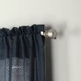 thumbnail image 2 of Nanshing Juliette Light Filtering Rod Pocket Curtain Panel Set, Navy, 27.5" x 84", 2 of 4