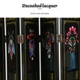 thumbnail image 2 of Chinese Style Folding Screen Wooden Panel Screen Mini Room Divider for Desktop, 2 of 8