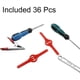 thumbnail image 4 of 36 Pcs Plastic String Trimmer Head Blades Cutter Blades Weed Wacker Head Blades Replacement for Cordless Grass Trimmer, Red-2020, 4 of 5