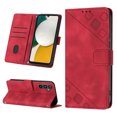 thumbnail image 1 of Compatible with Samsung Galaxy A34 5G Classic Embossed PU Leather Case with Card Holder Shockproof Cover, 1 of 5