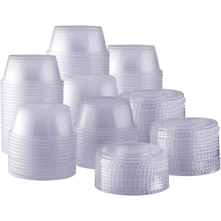 1oz Sauce Container with Hinged Lid (1000pcs/ctn）