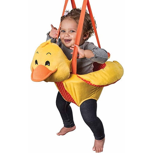 Evenflo ExerSaucer Soft & Snuggly Door Jumper, Duck