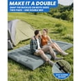 thumbnail image 7 of Camping Sleeping Pad, 6" Thick Camping Mattress Pad, 4.5 R-Value Sleeping Mat with Built-in Pillow and Foot Pump, Portable Compact Sleeping Pad for Backpacking Hiking Car Traveling Tent, 7 of 7