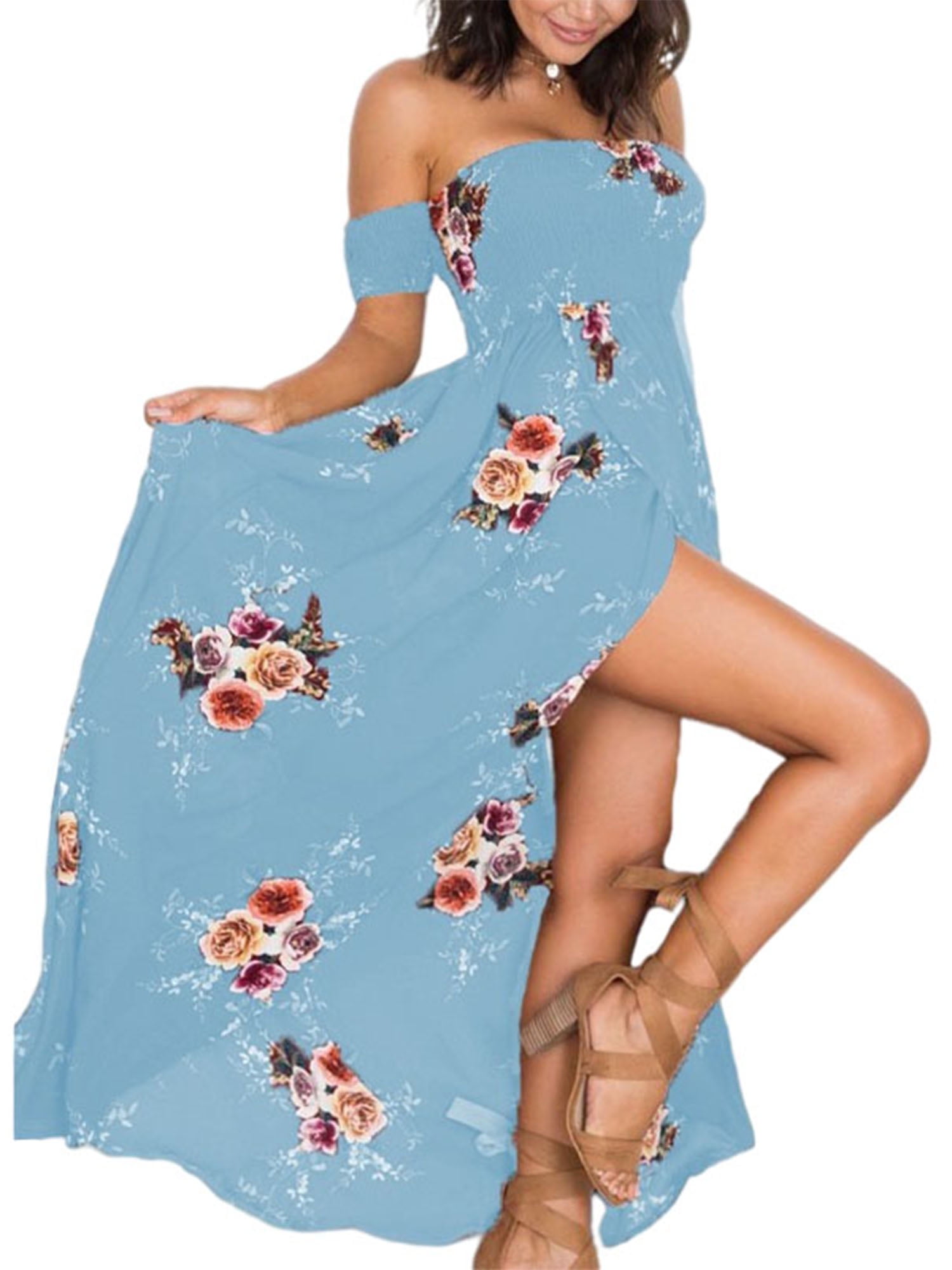 slit beach dress