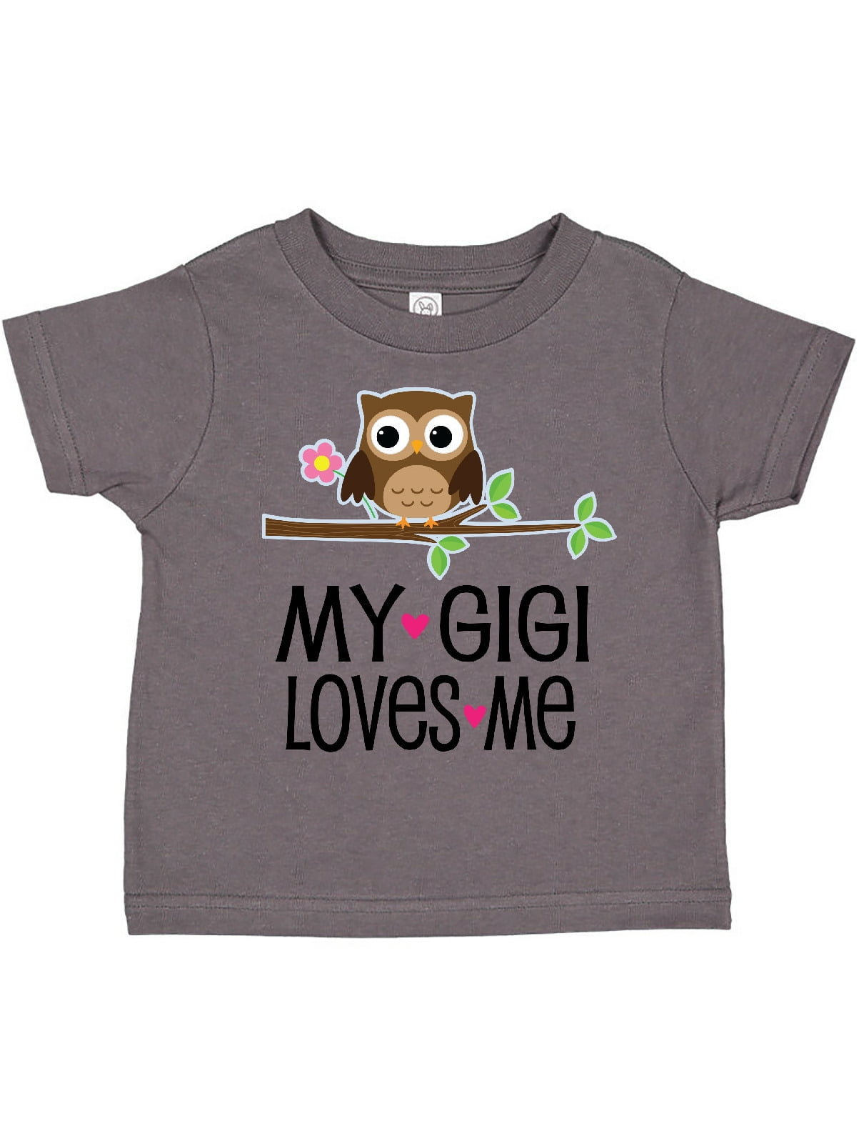 inktastic My Gigi Loves Me Girl Owl Toddler T-Shirt inktastic My Gigi Loves Me Girl Owl Toddler T-Shirt