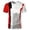 White, variant on ZXLBBD Tshirts Shirts for Men Short Sleeve Patchwork Color 3D Digital Graphic Tee Loose Fit Workout Shirts Athletic T Shirts for Man Dailywear,Red,XL