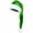 green, variant on Long Christmas Hat, Plush Santa Hat with Black Trim for Holiday Parties, Red and Black, 32 x 75 cm, 1 Pack