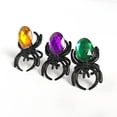 thumbnail image 6 of DESIGNICE 20Pcs Halloween Spider Ring Fake Gem Charm Spider Ring Spider Jewelry Halloween Party Favors, 6 of 7