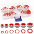 thumbnail image 4 of 120pcs A/C Gasket Assortment,AC Compressor Seals Automotive Air Conditioning Compressor Port Seal Washer Kit, 4 of 5