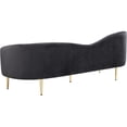 thumbnail image 4 of Pemberly Row Modern / Contemporary Velvet Sofa in Gray Finish Finish, 4 of 8
