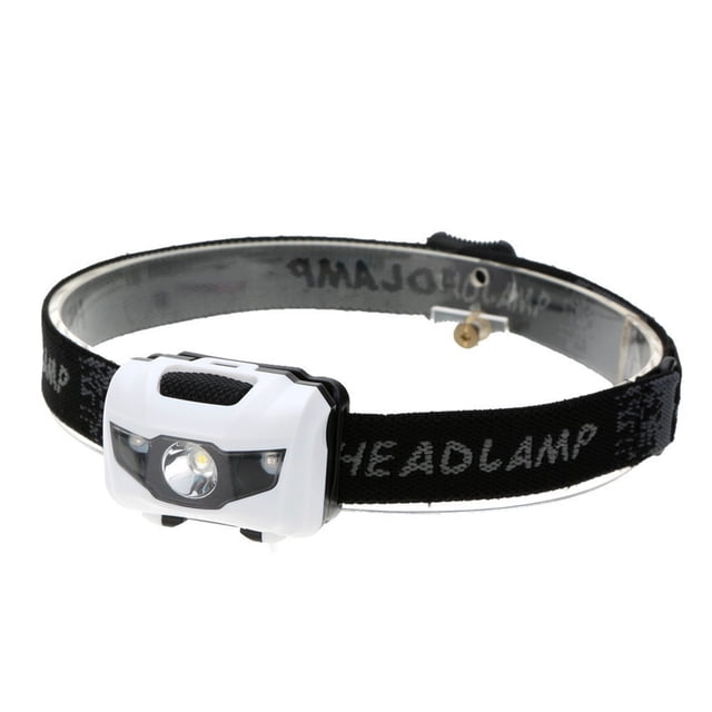 Outdoor Waterproof Headlight Super Bright Head Torch LED Headlamp Flashlight White