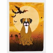 Carolines Treasures BB4382GF Halloween Flashy Fawn Boxer Flag Garden Size