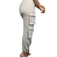 thumbnail image 2 of TheFound Women Solid Color Sweatpants Casual High Loose Fit Jogger Pants, 2 of 5