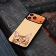thumbnail image 4 of WIRESTER Shockproof Soft Rubber Cover Case for Apple iPhone 17 Pro Max 6.9" 2025, Animal Orange Tabby Kitten Cat On Sunset Background, 4 of 5