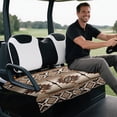 thumbnail image 5 of Uourmeti Golf Cart Seat Covers, Compatible with Sports, Suitable for Club Car with Pockets, Southwestern Geometric Pattern, 5 of 8