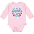 thumbnail image 3 of Inktastic My Nonna Loves Me with Flowers and Hearts Boys or Girls Long Sleeve Baby Bodysuit, 3 of 5