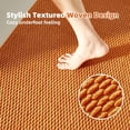 thumbnail image 3 of Bathroom Rugs Non Slip Washable, Super Absorbent Thin Bath Mat Small Quick Dry Low Pile Bathroom Rug, Orange 20"x30", 3 of 18
