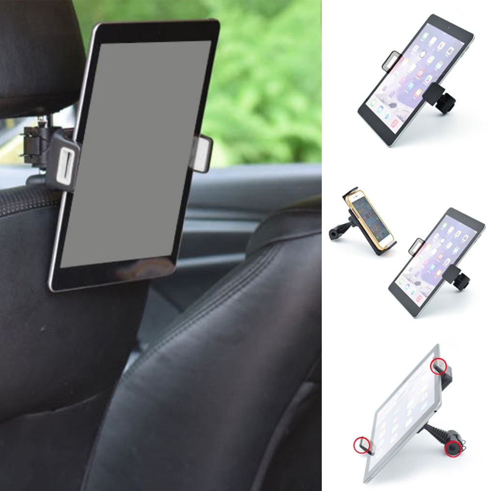 US 360° Adjustable Car Back Seat Headrest Mount Holder For 7"~11"Inch Tablet GPS 