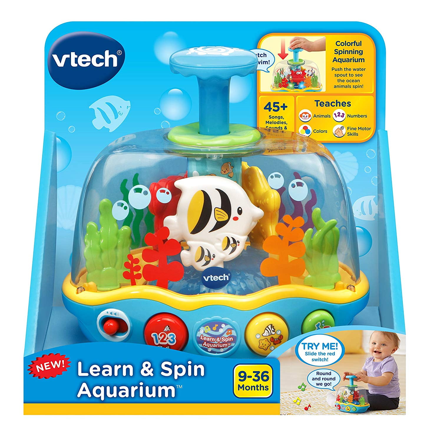 vtech learn and spin aquarium