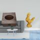 thumbnail image 2 of Estuche de pañuelos de escritorio,Caja de pañuelos faciales de madera estilo retro,Escultura de pollo,Escultura de gallina,decoración para el hogar,figura de gallo,Figura decorativa de, 2 of 8
