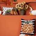thumbnail image 3 of Fall Pillow Covers 12x20 Inch Fall Thanksgiving Gray Polka dots Orange Pumpkins Lumbar Pillow Covers Polyester Fall Decoration for Home couch YZT-072A12, 3 of 6