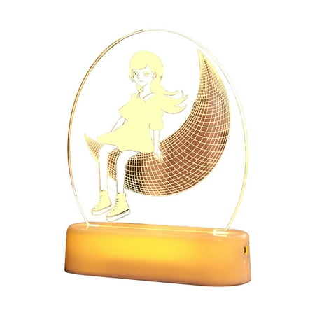 

Decorative Light Room Decoration Light 3D Ornaments Battery Night Light