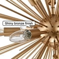 thumbnail image 5 of The Lighting Store Valeria 12-light Shiny Bronze Sputnik Sphere Chandelier, 5 of 5