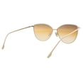 thumbnail image 5 of Victoria Beckham VB209S 43245 Gold/Brown Orange Soft Cateye Sunglasses for womens, 5 of 5