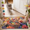 thumbnail image 4 of EGNMCR Bathroom Rugs, Area Rug, Easter Day Carpet Entrance Door Mat Household Absorbent Nonslip Foot Mat Dirt Proof Mat Bathroom Nonslip Mat Size 15.7x23.6 In Polyester Room floor mats, 4 of 6