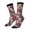 2 Black-1, variant on Skull rock music record Crew Socks for Men & Women, Breathable Casual Athletic Ankle Socks